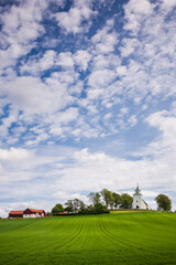 Poster - Sweden, Bohuslan, Dingle, Svarteborgs church, exterior (Editorial Use Only)