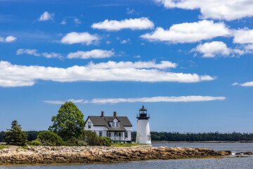 Sticker - Lighthouse in Prospect Harbor, Maine, USA