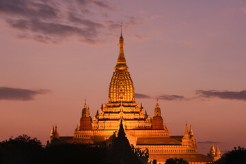 Wall Mural - The Ananda Temple, located in Bagan, Myanmar is a Buddhist temple built in 1105 AD during the reign of King Kyanzittha of the Pagan Dynasty