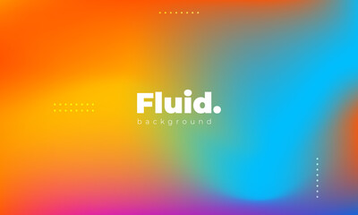 Dynamic multicolor background. Smooth color gradation. Liquid colorful gradient background. Vector illustration for your graphic design, template, banner, poster or website