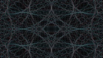 Wall Mural - Abstract fractal background with diffraction background