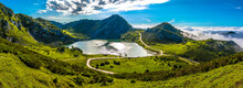 Lagos De Covadonga En Picos De Europa Asturias