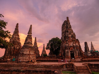 Canvas Print - WAT CHAIWATTHANARAM Ayutthaya Thailand