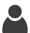 Generic user account profile photo illustration icon
