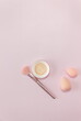 © Зуля Гайнулина - Face powder and brush,make up,flat layot