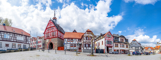 Historisches Rathaus, Marktplatz, Oberursel, Taunus, Hessen, Deutschland 