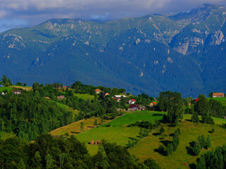 Wall Mural - Alpine landscape of Bucegi Mountains, Romania, Europe
