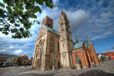 Fototapeta Tęcza - Katedra w Ribe w Danii