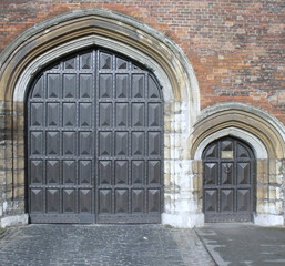 Wall Mural - Scenic shot of the historic gates at Fulham Palace in London, United Kingdo