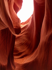 Poster - Vertical shot of the Antelope Canyon in Arizona