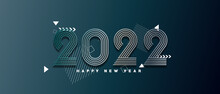  Happy New Year 2022 Background Illustration