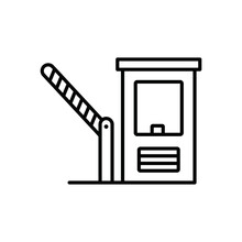 Toll Plaza Barrier Icon