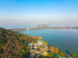 Fototapeta Na ścianę - Hubei Wuhan East Lake Scenic Area Late Autumn Scenery