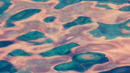 Sticker - Calm water surface. Sea surface with gentle ripples