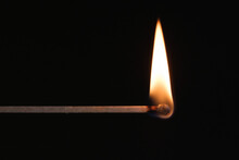  Close Up Of A Burning Match