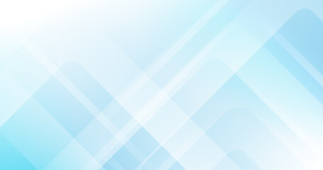 Poster - Abstract blue and white color with geometric, triangle, rectangle shape background. Banner, posters, cards, headers, website. Vector illustration