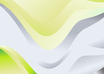 Wall Mural - Green and Beige Wave Background with Space for Your Text