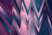 Pink And Blue Abstract Gradient Chevron Background