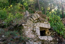 Ancient Crypt In The Ruins Of The Antique City Of Olympos In Turkey