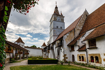 The castle church of harman in Romania