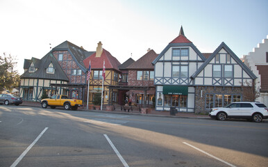 Touristic atraction in Santa Barbara County, California, United States. The city of Solvang is one of the communities that make up the Santa Ynez Valley.