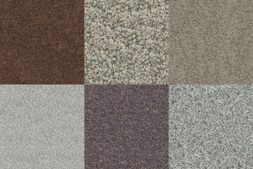 Pack of 6 High Quality Granite Seamless 4K Textures for editing, compositing, backdrops or material development.