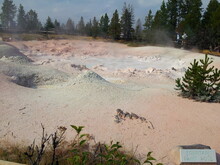 Colorful Mineral Deposits, Fountain Paint Pots, Yellowstone National Park