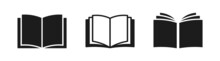 Book Icons. Reading Icon. Vector Open Book.