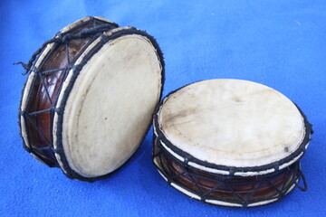 Rebana, a Traditional musical instruments which is popular in Asian countries and often used when celebrating islamic religious events or islamic wedding party