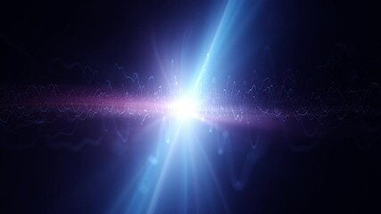 Wall Mural - seamless loop digital technology music equalizer lines.