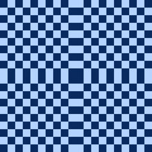Abstract Blue Checkered Background
