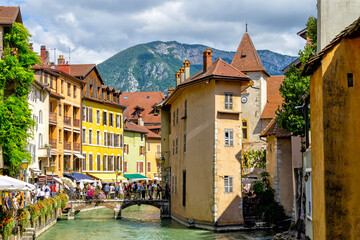 Wall Mural - Old city of Annecy