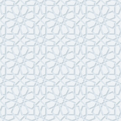 Wall Mural - Seamless pattern with traditional ornament