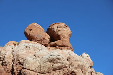 Poster - View of rock formations in Arches National Park, Utah, United States.