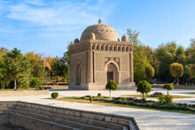 Uzbekistan, City Of Bukhara, The Mausoleum Of  Ismohil Samoniy.