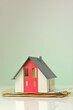 © Yuliya - House and money. Mock house with gray roof on euro banknotes background. Real estate market. Real estate loan.Buying and building a house.
