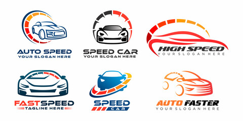 Car Logo design icon set . Automotive Logo Vector Template