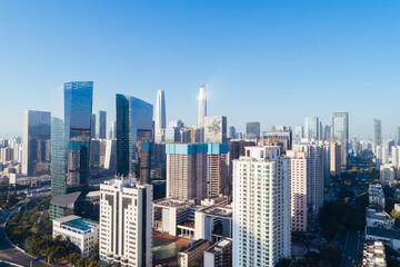  Aerial view of landscape in Shenzhen city,China