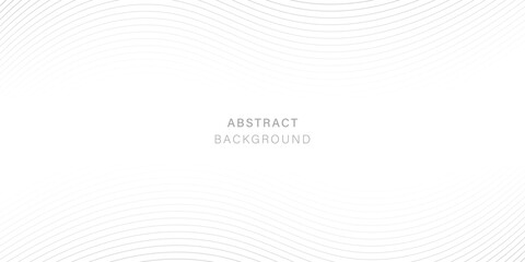 white background with wavy thin lines. futuristic elegant white background and gray gradient decorat