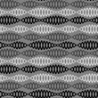 © Наталия Пономарева - Seamless pattern on a square background - chains - DNA or bijuteria. Design element