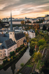 Wall Mural - Nice landscapes in Luxembourg city