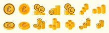 Pound Sterling Coin Icon Set