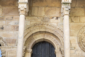 Canvas Print - Details of Balcon de la Reina Monastery of Saint Mary