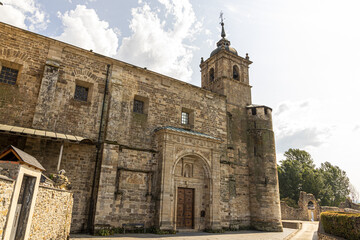 Canvas Print - Church of the Monastery of Saint Mary of Carracedo in Carracedelo, El Bierzo, Spain