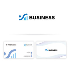 Wall Mural - letter YS Accountancy modern logo and business card