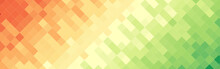 Abstract Colorful Gradient Mosaic Banner Background. Vector Illustration.