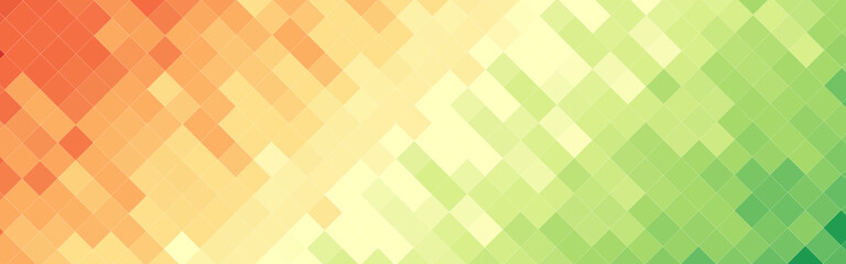 Abstract colorful gradient mosaic banner background. Vector illustration.