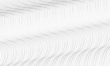 Fototapeta Przestrzenne - Wave textures white background vector