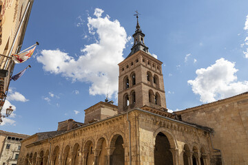 Canvas Print - Romanesque Church of Saint Martin in Segovia, Spain