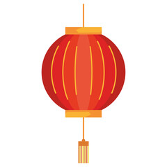 Canvas Print - red lantern hanging